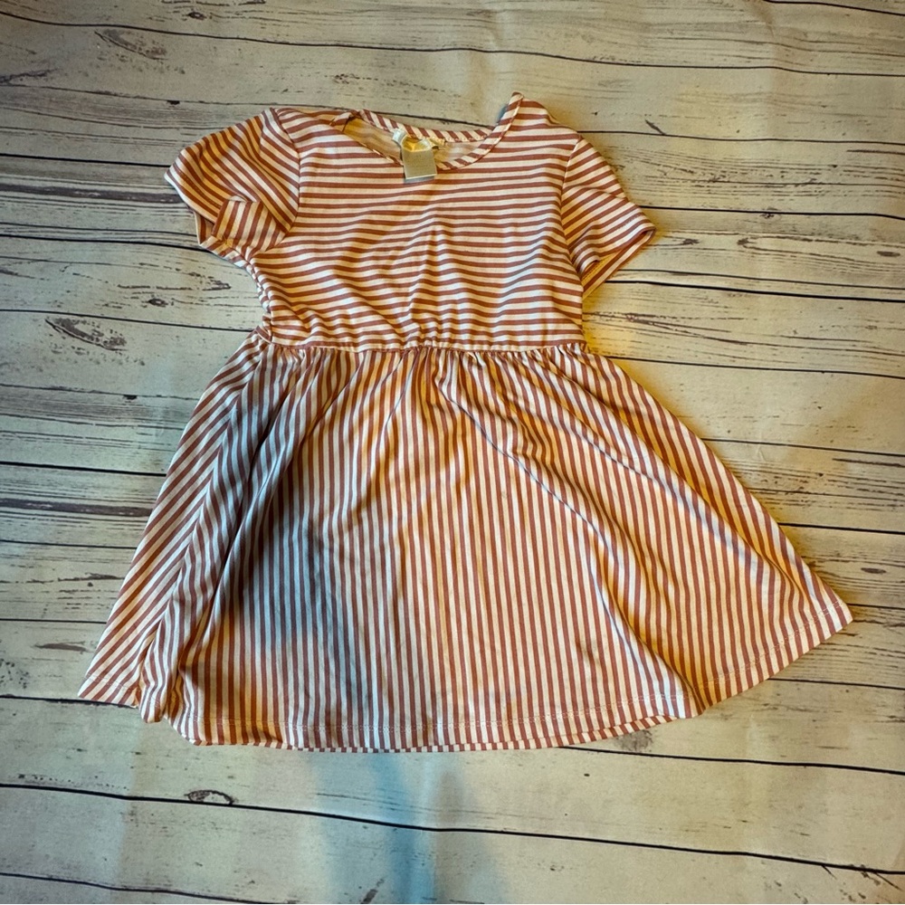 Emma & Elsa striped dress